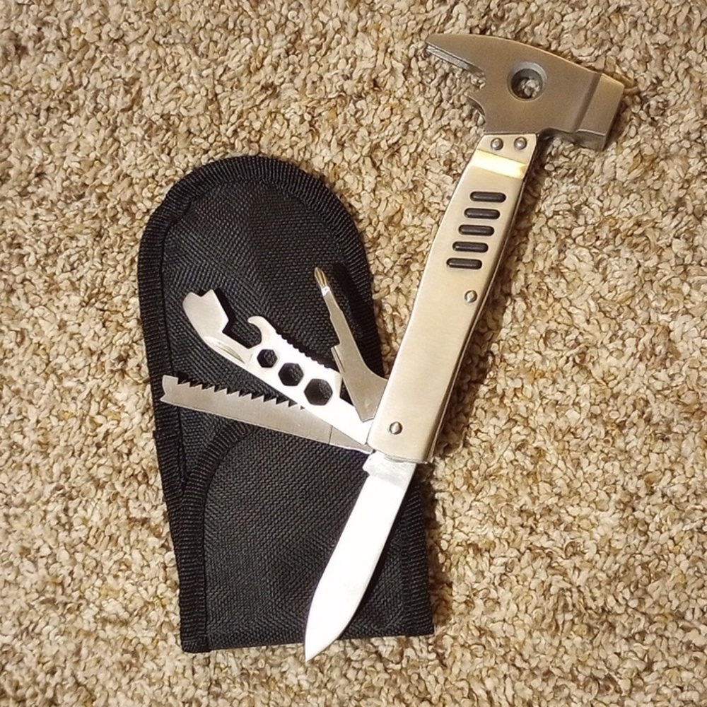 Multi tool Hammer Knife Screwdriver - Picture 5 of 6